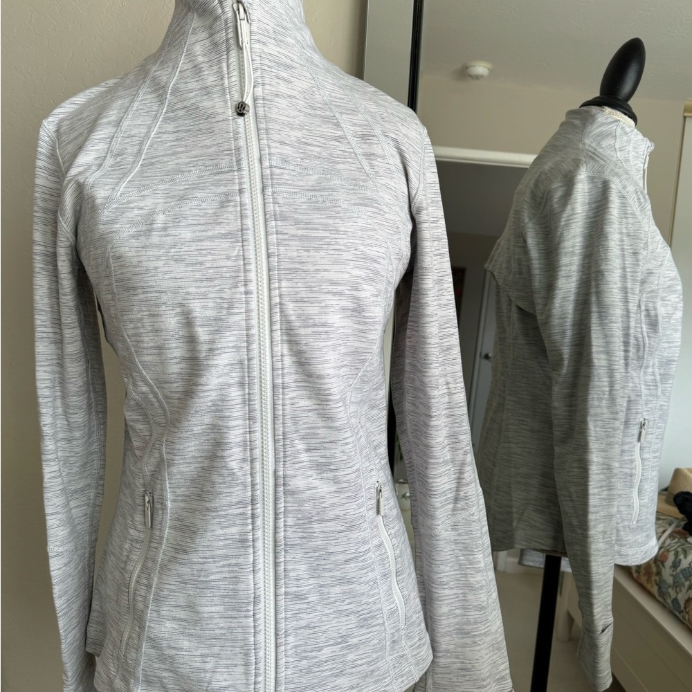 Lululemon Define Gray Utility Jacket with Slim Fit